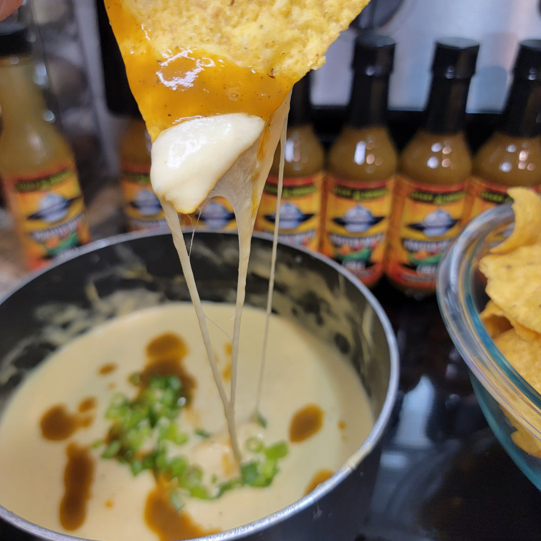 Roasted Hatch Chile Queso Dip